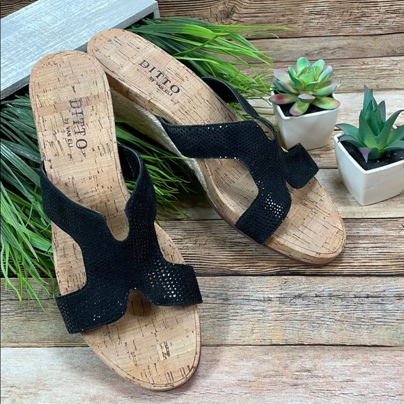 Ditto By Van Eli Black Slides Size 9 - Picture 9 of 9